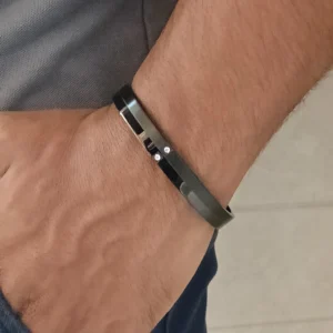 Black Plated Kada For Men & Boys