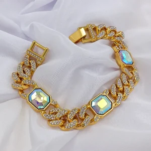 Gold Plated Bracelet For Men & Boys