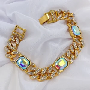 Gold Plated Bracelet For Men & Boys