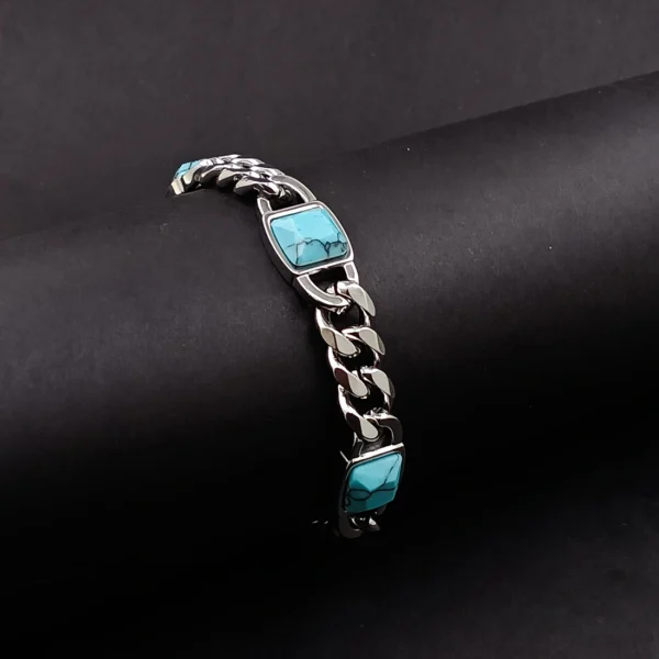Silver Plated Bracelet For Men & Boys - Image 4