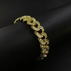 Gold Plated Bracelet For Men & Boys