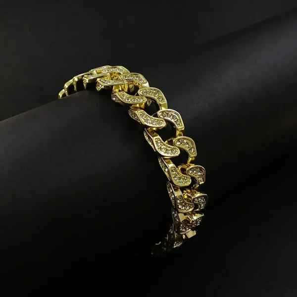 Gold Plated Bracelet For Men & Boys - Image 4