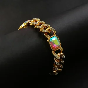 Gold Plated Bracelet For Men & Boys