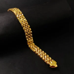 Gold Plated Bracelet For Men & Boys