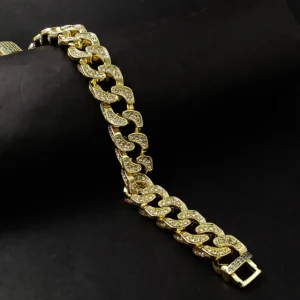 Gold Plated Bracelet For Men & Boys