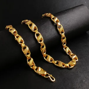 Gold Plated Chain For Men & Boys