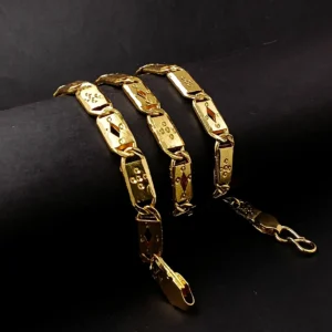 Gold Plated Chain For Men & Boys