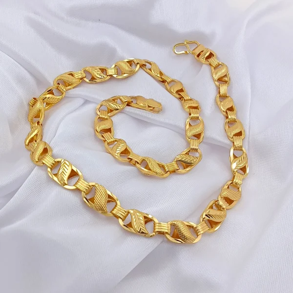 Gold Plated Chain For Men & Boys - Image 4