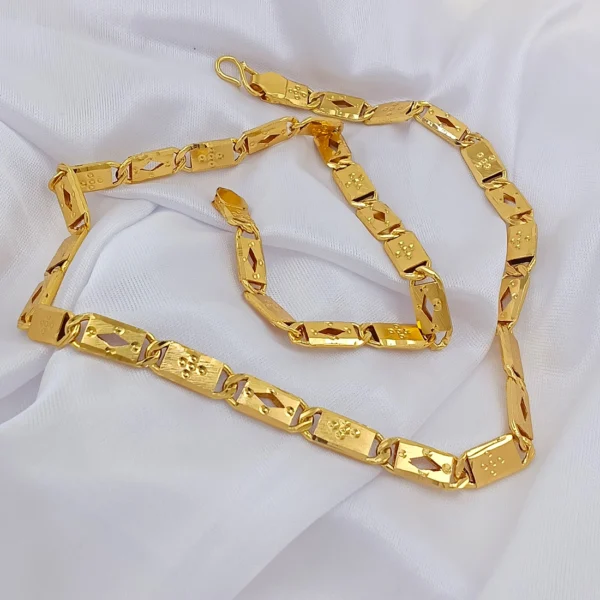 Gold Plated Chain For Men & Boys - Image 4