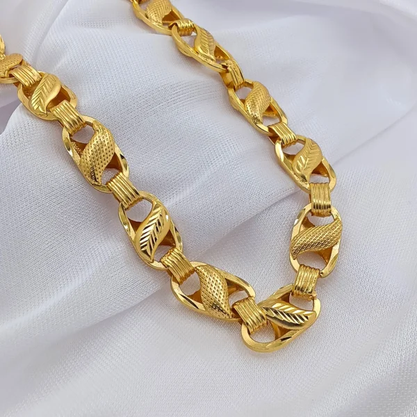Gold Plated Chain For Men & Boys