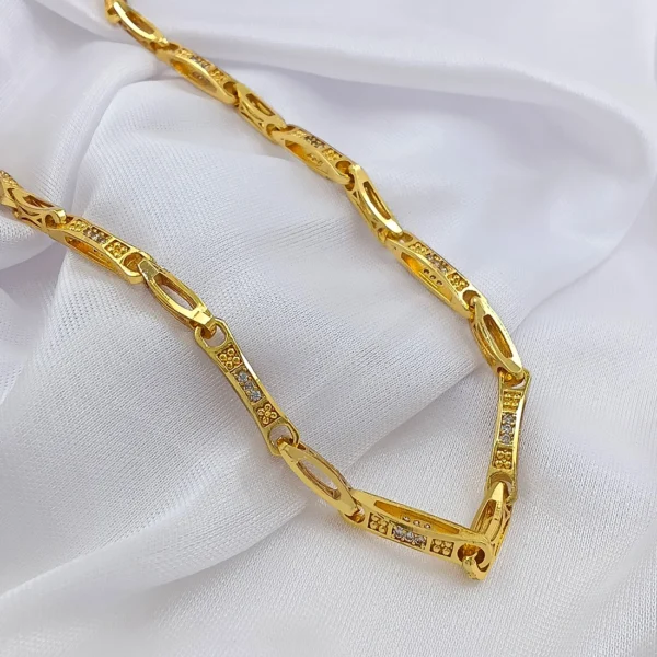 Gold Plated Chain For Men & Boys