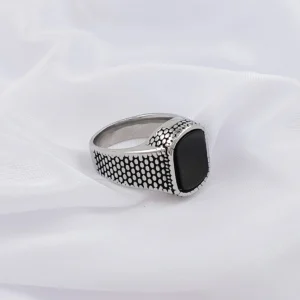 Silver Plated Ring For Men.