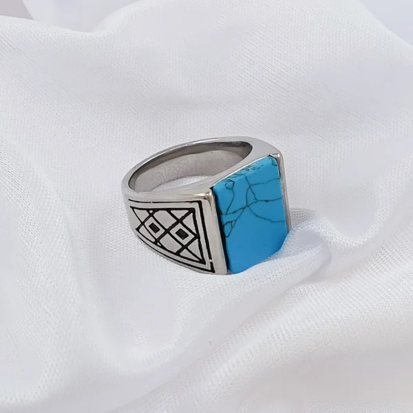 Silver Plated Ring For Men. - Image 4