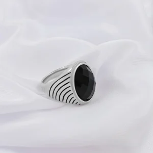 Silver Plated Ring For Men.