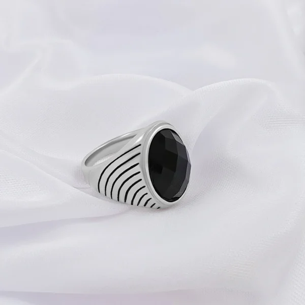 Silver Plated Ring For Men. - Image 2