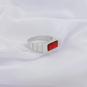 Silver Plated Ring For Men.