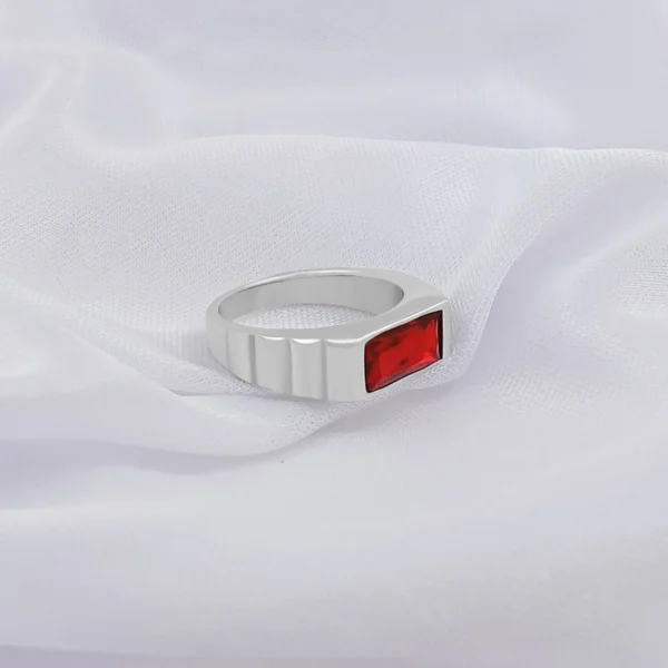 Silver Plated Ring For Men. - Image 3