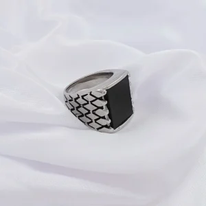 Silver Plated Ring For Men.