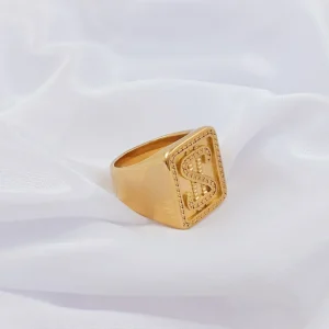 Gold Plated Ring For Men.
