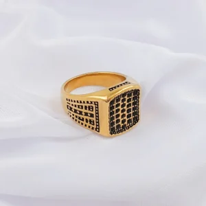 Gold Plated Ring For Men.