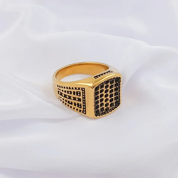 Gold Plated Ring For Men. - Image 2