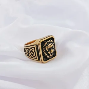 Gold Plated Ring For Men.