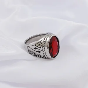 Silver Plated Ring For Men.