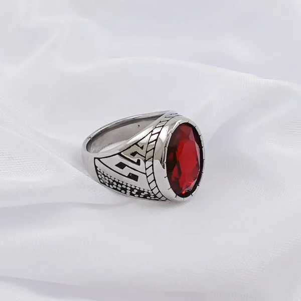Silver Plated Ring For Men. - Image 3