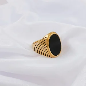 Gold Plated Ring For Men.