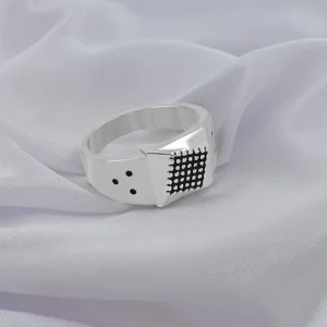 Silver Plated Ring For Men.