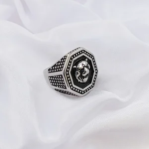 Silver Plated Ring For Men.