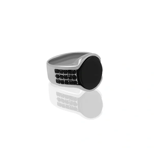 Silver Plated Ring For Men. - Image 3