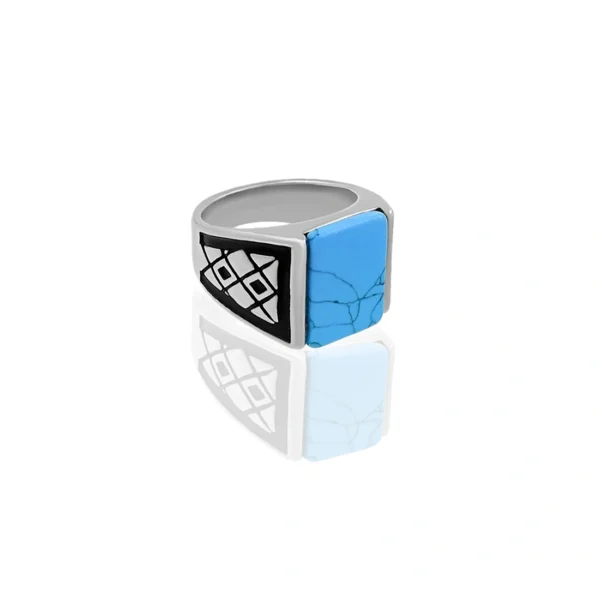 Silver Plated Ring For Men. - Image 3