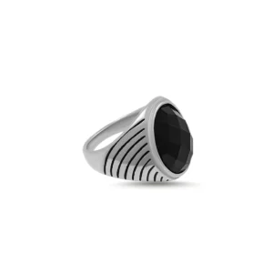 Silver Plated Ring For Men.