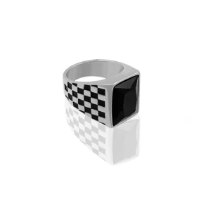 Silver Plated Ring For Men.