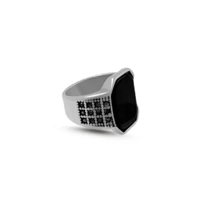 Silver Plated Ring For Men.