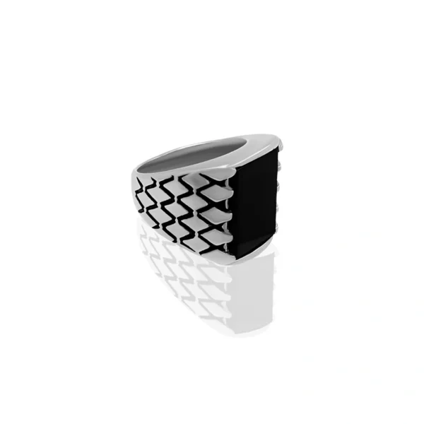 Silver Plated Ring For Men. - Image 4