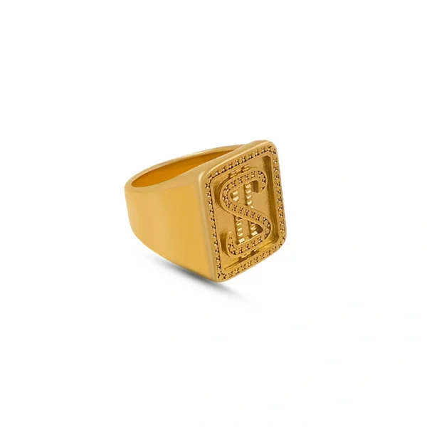 Gold Plated Ring For Men. - Image 3