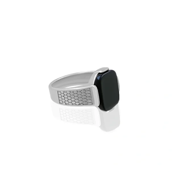 Silver Plated Ring For Men. - Image 3
