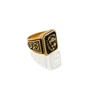 Gold Plated Ring For Men.