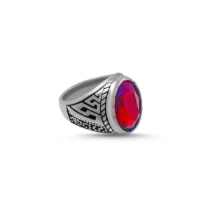 Silver Plated Ring For Men.