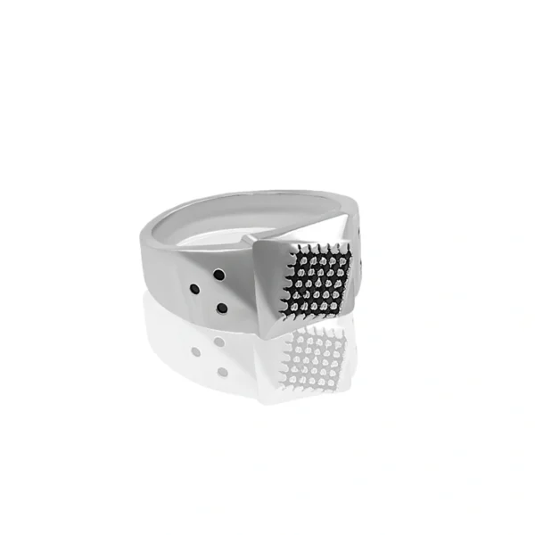 Silver Plated Ring For Men. - Image 3