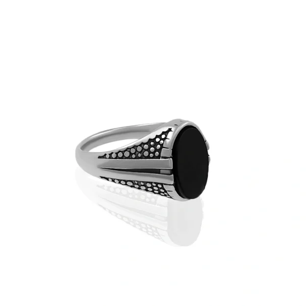 Silver Plated Ring For Men. - Image 3