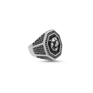 Silver Plated Ring For Men.