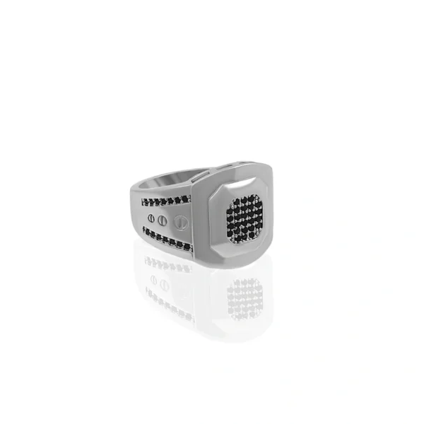 Silver Plated Ring For Men. - Image 4