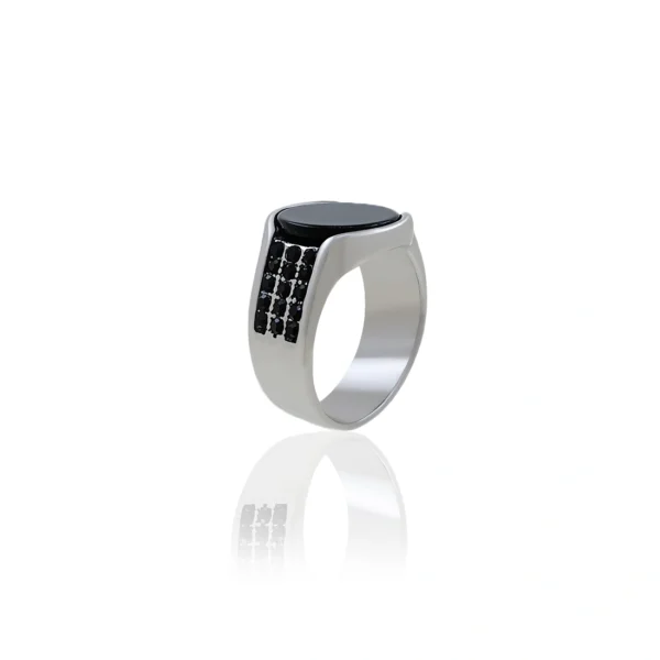 Silver Plated Ring For Men.