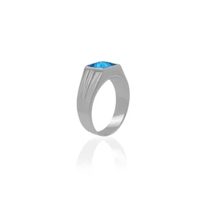 Silver Plated Ring For Men.