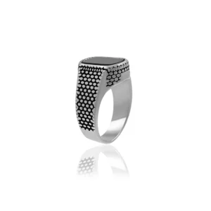 Silver Plated Ring For Men.