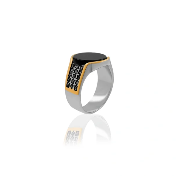 Silver Plated Ring For Men.