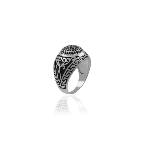 Silver Plated Ring For Men.
